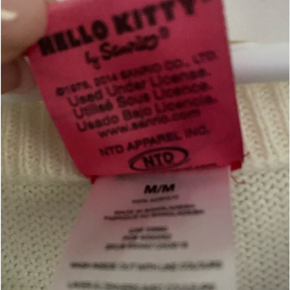 2/$20 Hello Kitty Sweater Officially Licensed Sanrio - Picture 4 of 7